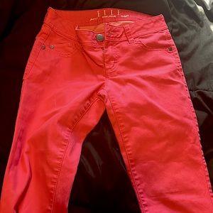 ELLE brand pants, pink, skinny